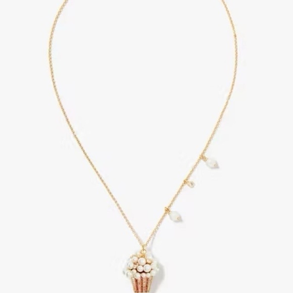 $128 Kate Spade Winter Carnival Popcorn Pendant - Picture 3 of 8